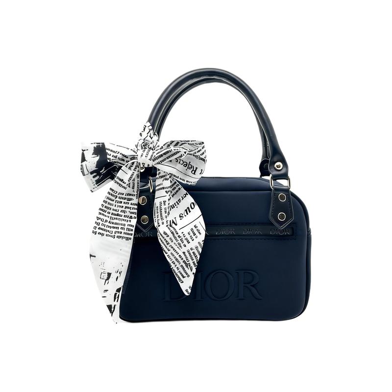 

DIOR Bag [Customized cosmetic bag] Old window letterhead polyester fiber, niche high-end sense, versatile classic, trendy retro, simple