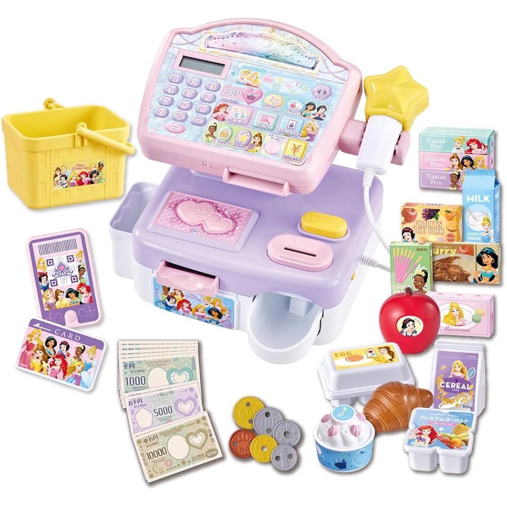 Disney Princess Glittery Cash Register Toy Interactive Playset Award Winning 2024 Japan Toy