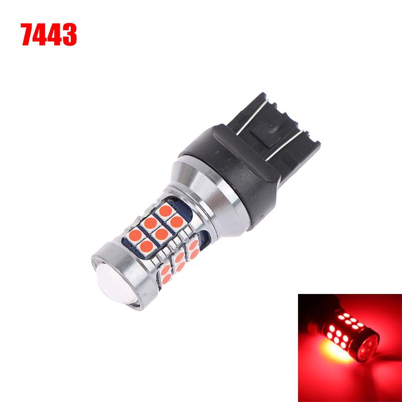 1Pcs T20 LED 7440 7443 Led WY21W W21W Led Bulbs Car LED Bulbs Signal Lamp T20 27SMD 3030 Backup Brake Reverse Parking Lamp Bulbs 7