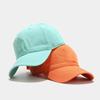 2025 Unisex Custom Solid Color Soft Top Baseball Cap Trendy Casual Snapback Hat Slimming Face Design