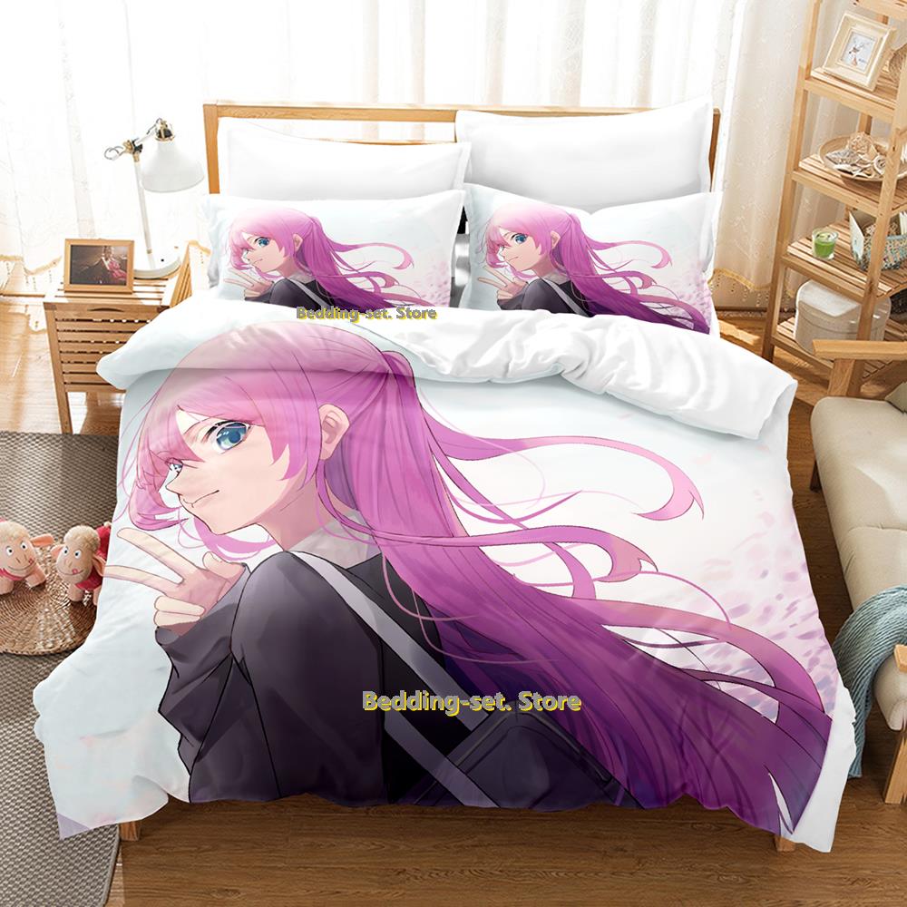 New Shikimori's Not Just A Cutie Bedding Set Cartoon Anime three-piece Set Adult Kid Bedroom Duvetcover Sets Camas Dormitorio