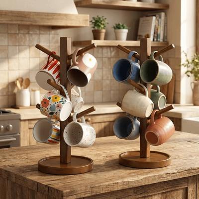 Decorative Coffee Mug Holder Tree Shape Mug Hanging Display Rack Durable Cup Hanger  Hotel