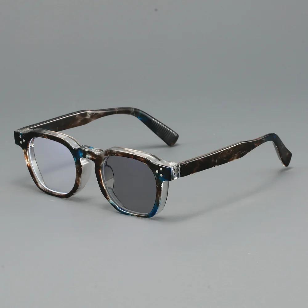 Smart Photochromic Presbyopia Glasses Stylish Oversized Square Frames Ultra-light Anti-blue Light Reading Eyewear 0 To +4.0