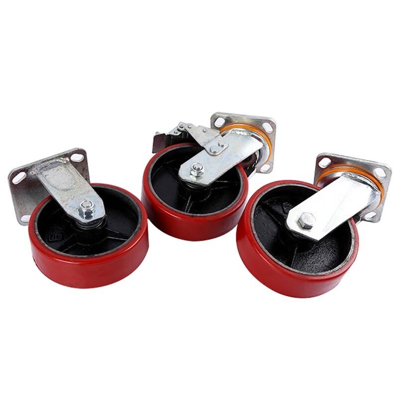 Haistik Industrial Heavy-Duty Polyurethane Caster Wheel