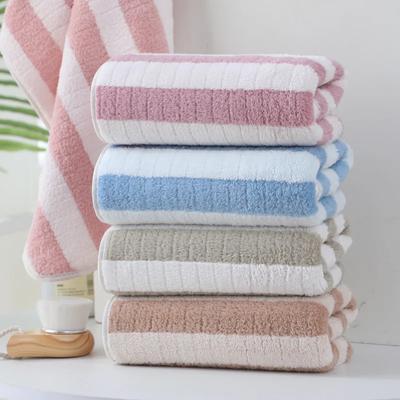 1pcs Towel Coral Fleece Dishcloth Super Absorbent Face Wash Mat Bath Towel Wet and Dry Body Use Bathrobe Home Textile Garden