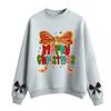 Women's Fashion Casual Round Neck Long Sleeve Christmas Printed Sweatshirt