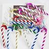 6pcs/box Cute Candy Canes Decoration Plastic Xmas DIY Pendant Creative Candy Hook Ornaments  Home