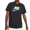 Nike T Shirts Men's Black Crew Neck Moderate Straight Fit DB6523-010