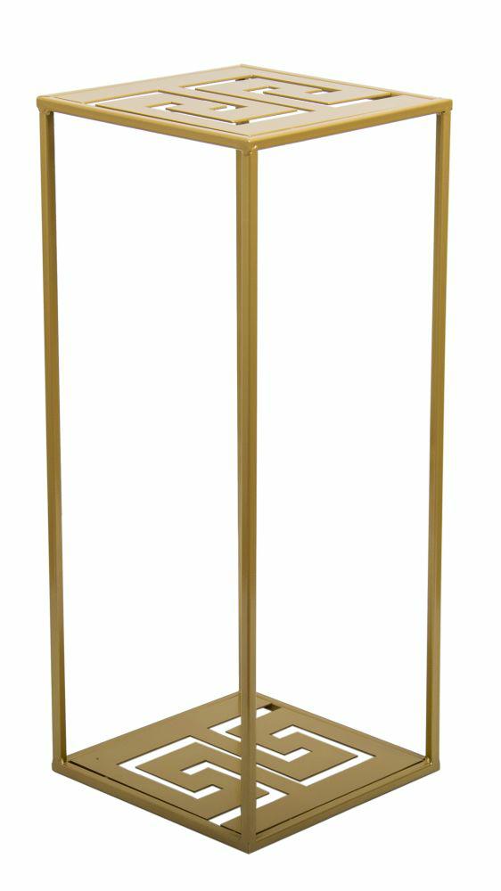 Nowoczesny Stojący Kwietnik 60 Cm Złoty
