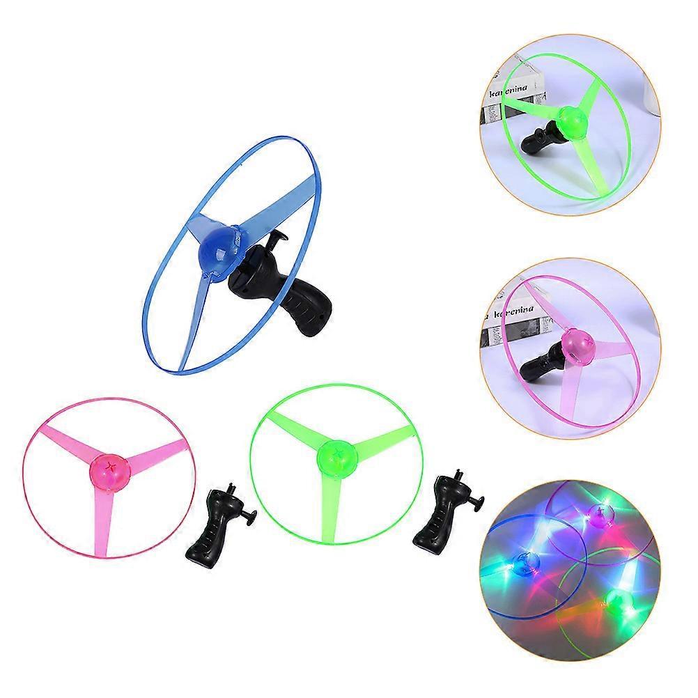 Flying Disc with Light Kids Toy Glowing Aerial Disc 15Pcs Pack