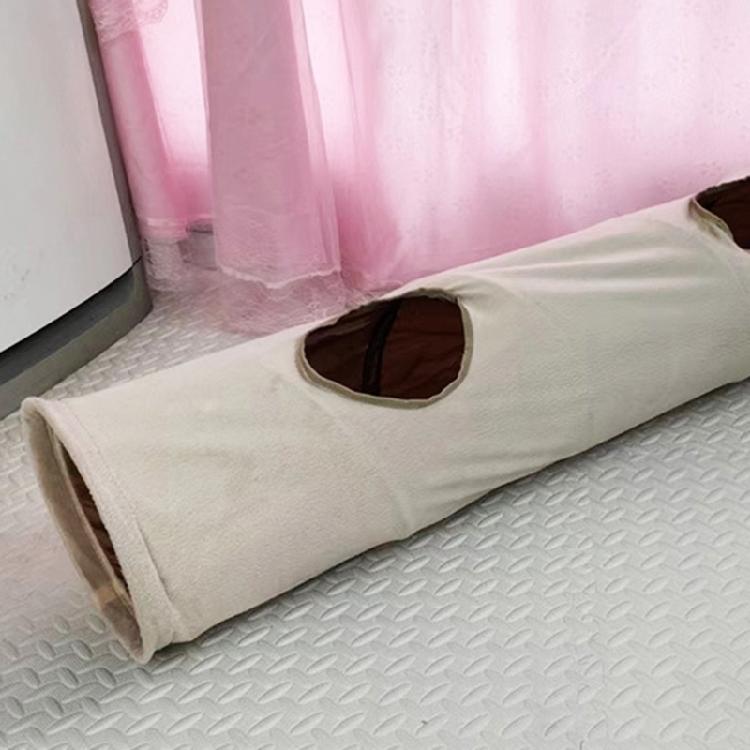 Collapsible Cats Tunnel Tube with Peeking Holes Relieve Boredom for Indoor Fo