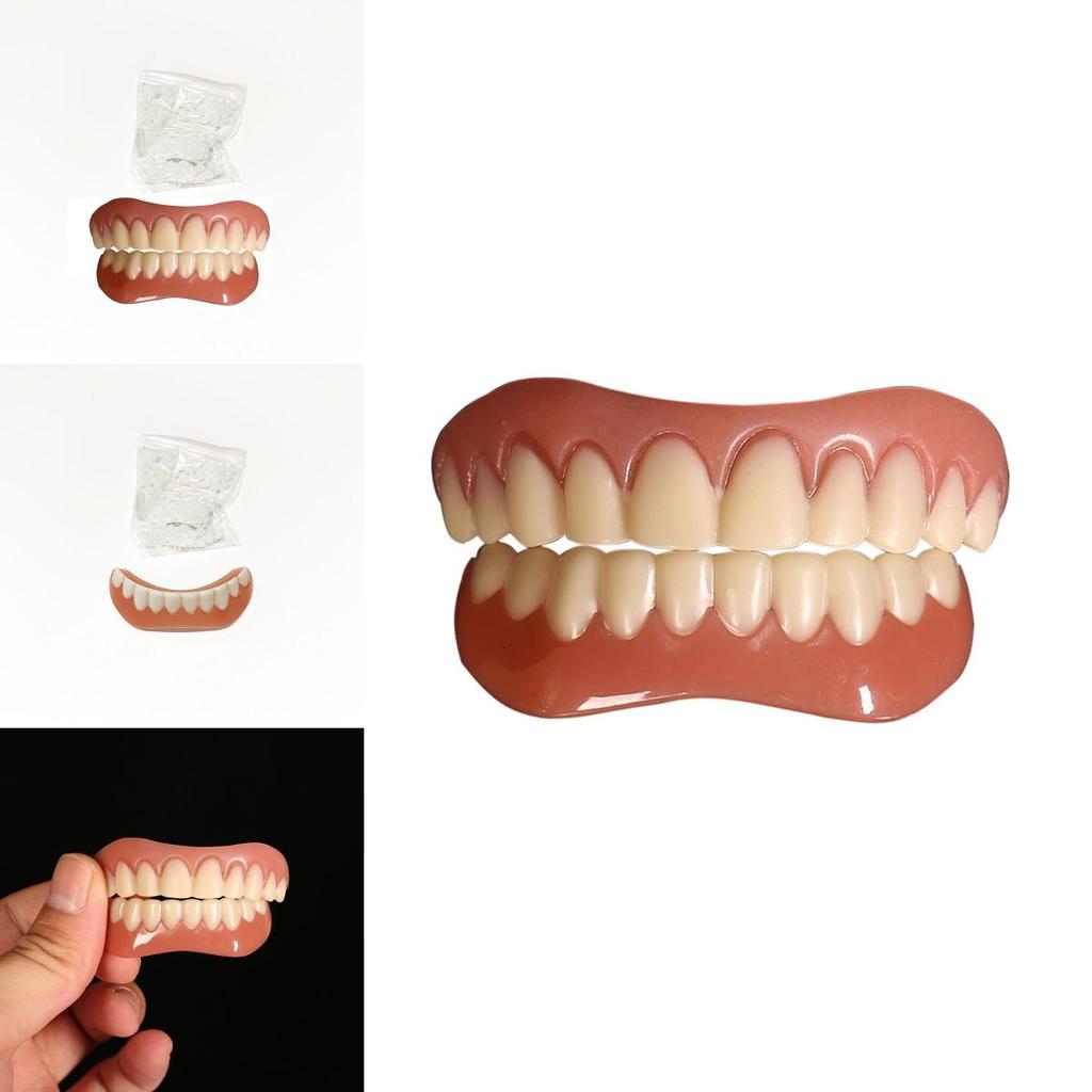 Silica Gel Veneers Instant Smile Cosmetic Tooth Dentures Set For A Perfect Photo Shoot