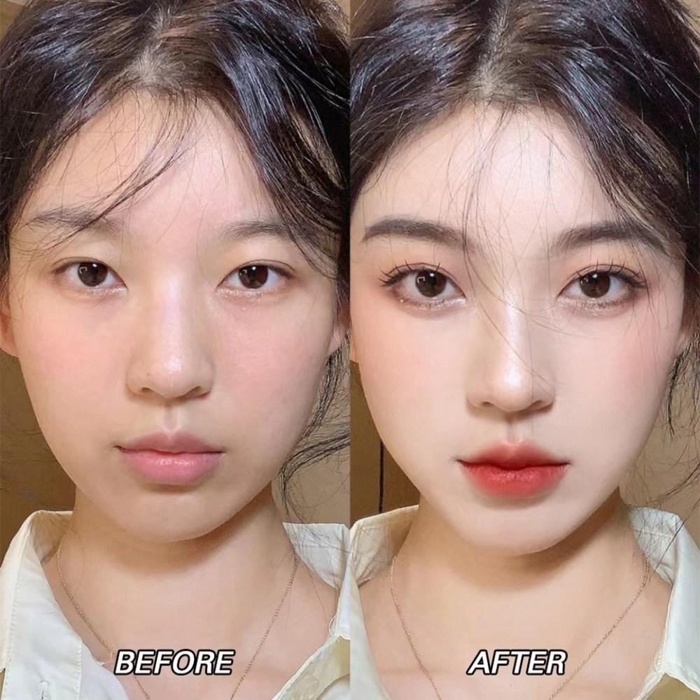 Paletă Iluminator Contur 3D Bronzer Culoare Naturală Contur Facial Rezistent la Apă de Lungă Durată Fard de Nas Machiaj Cosmetice