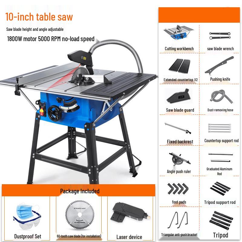 Jiasuer Multi-functional Electric Table Saw CN plug (adapter included)