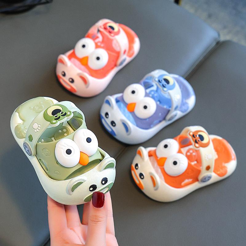 Big Eyed Children's Slippers, Baby Slippers, Sandals Cartoon Children's Summer Outdoor Sandals, Small Children's Shoes