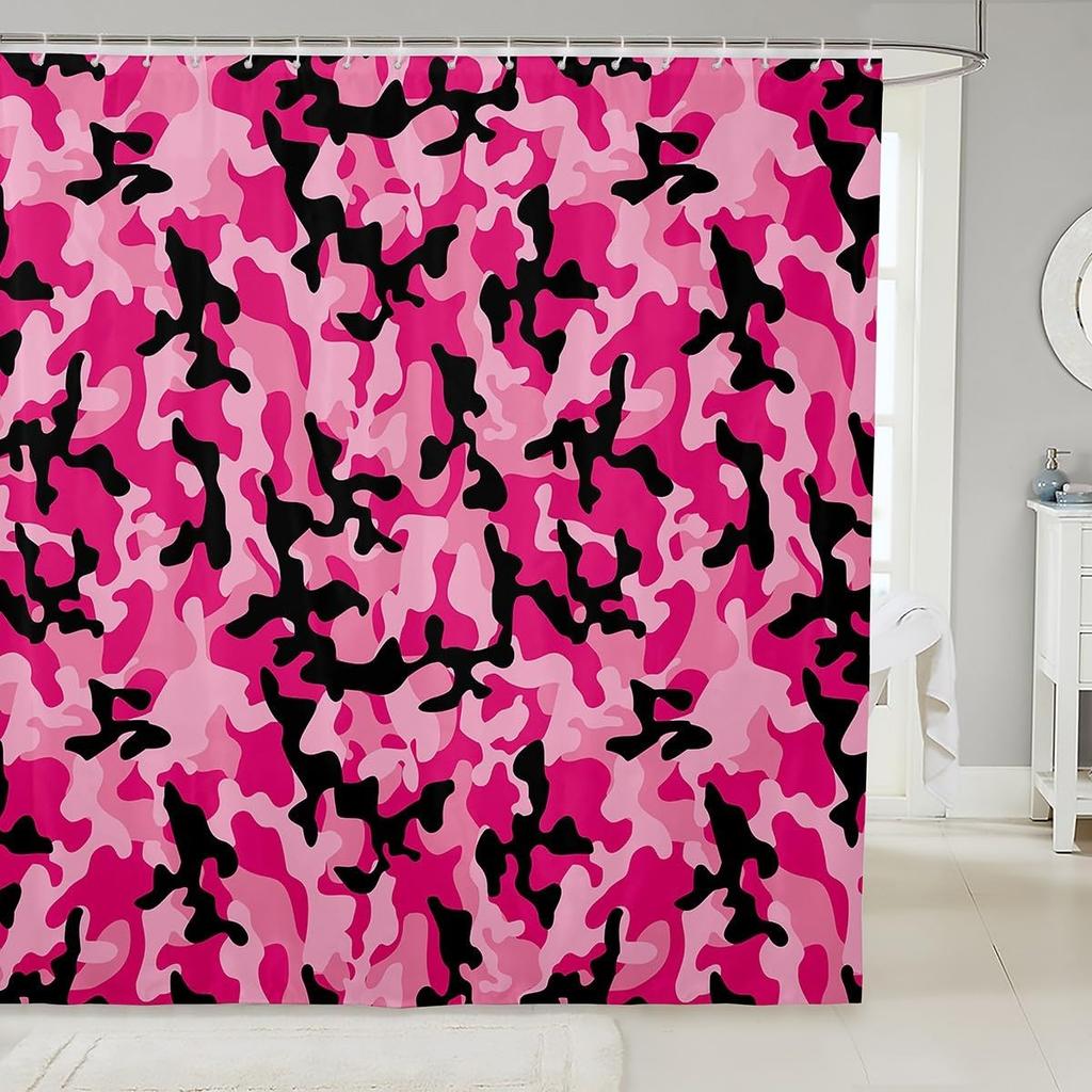 Boys Girls Japanese-Style Shower Curtain Red Cherry Bath Curtain Mount Fuji Bathroom Accessories Teens Bedroom Decor