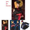 Japanese Inspired Vampire Costume With Unique Print For Halloween And Theater Events