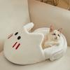 Soft Plush Pet Slipper Nest Warmth Cat House Cute Cat Sofa  All-Season