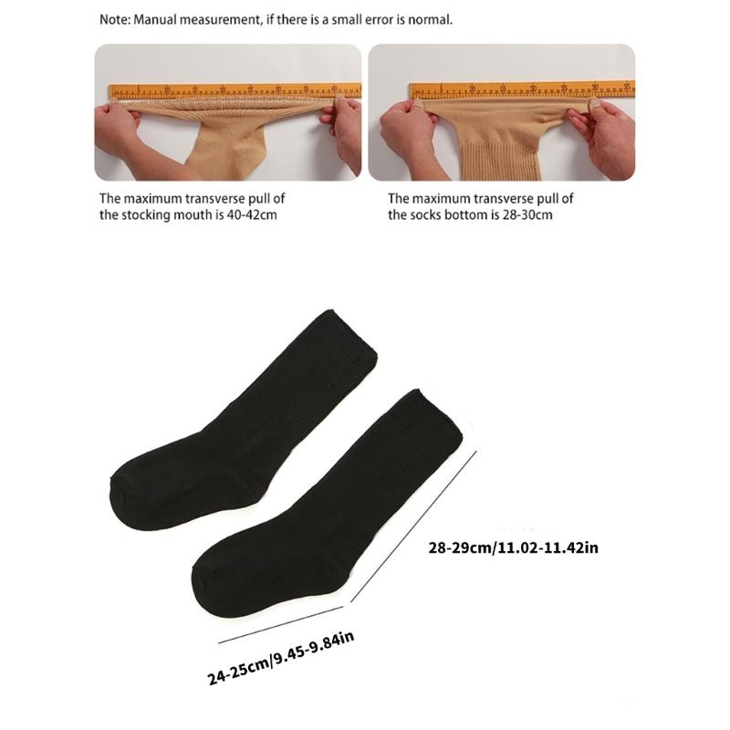 Breite bariatrische Socken ohne Bündchen Diabetiker-Krankenhaus socken mit Grip Extra breite Socken für geschwollene Füße Breite Ödem-Socken