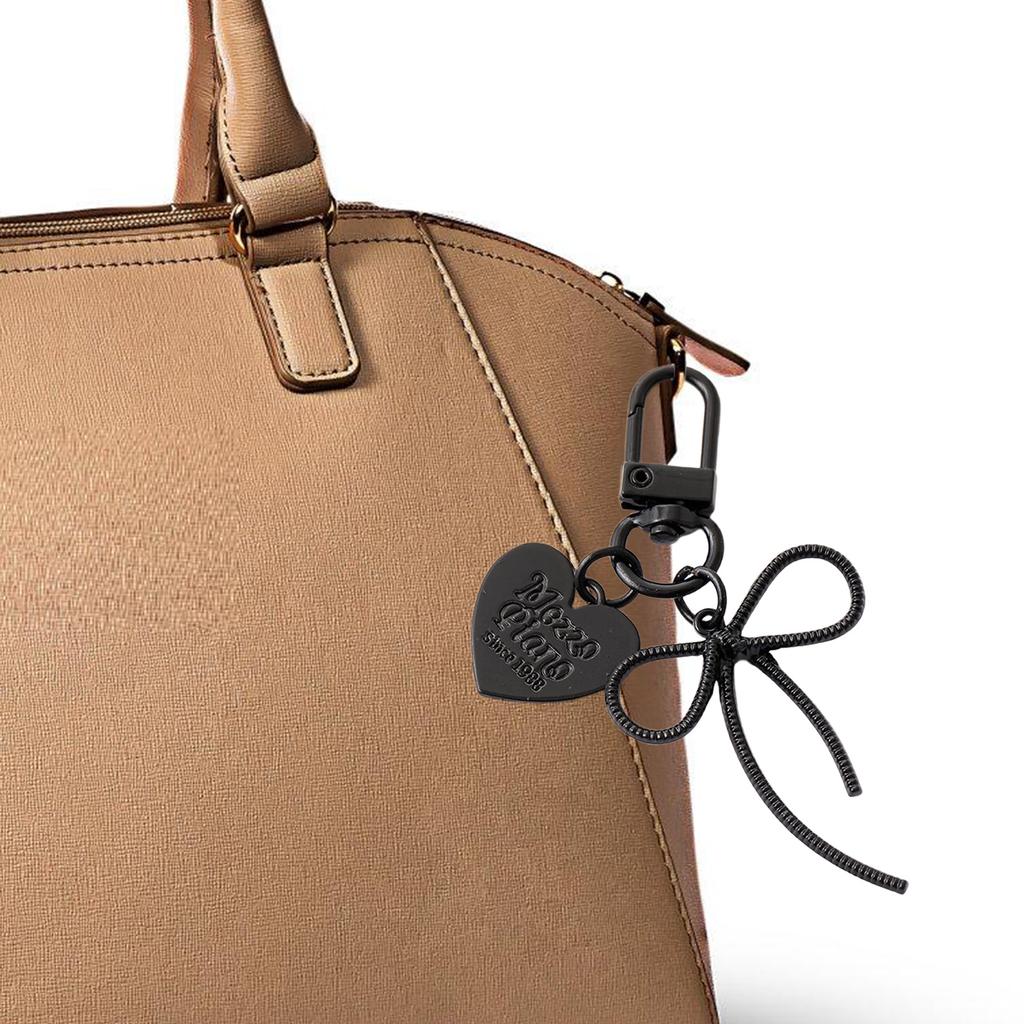 Lovely Heart Bowknot Bag Charm Pendant Keychain Bag Accessories for Backpack Purse Handbag Decors Aesthetic Keychain