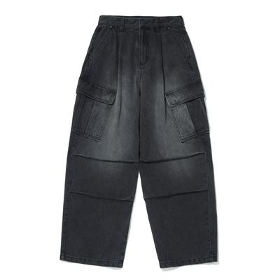 INTERCREW Parachute Grey Cargo Denim Pants D Grey Itz3El33Adg