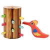 Educ Magnetic Toy for Kids, Bird Toy for Woodwork Feeding Magnetic Bird Feeder Set Preschool Teaching