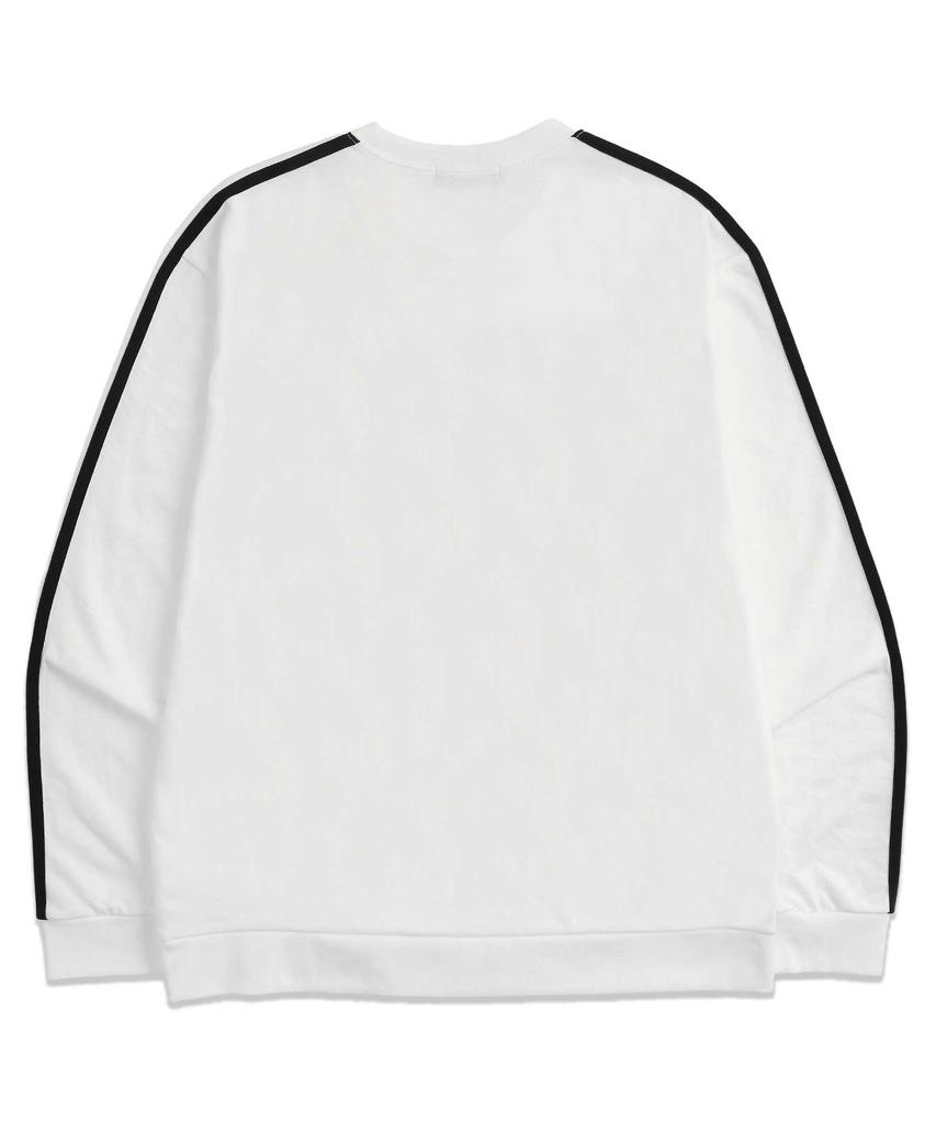 VANNWORKS Street Sleeve Tape Sweatshirt (Vls0097) White