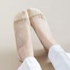 Women's Summer Thin Non-slip Boat Socks Cotton Soles Ice Silk Shallow Invisible Socks Summer Short Socks