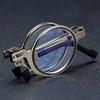 Ultra Light Foldable Anti Blue Light Reading Glasses HD Screwless Retro Unisex Eyewear with Case
