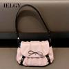 Ladies One-Shoulder Cloud Bag Pink Underarm Bag