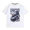 Mobile Suit Gundam Anime Printed T shirt Men's and Women's T shirt Men's Top Sports T shirt 2026 Summer New Tee