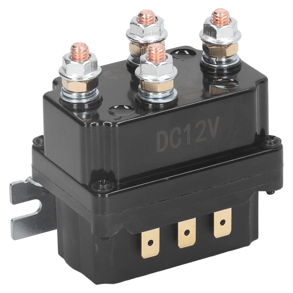12V 250A Winch Relay Kit with Remote Control Relay Contactor Switch for Industrial Vehicles