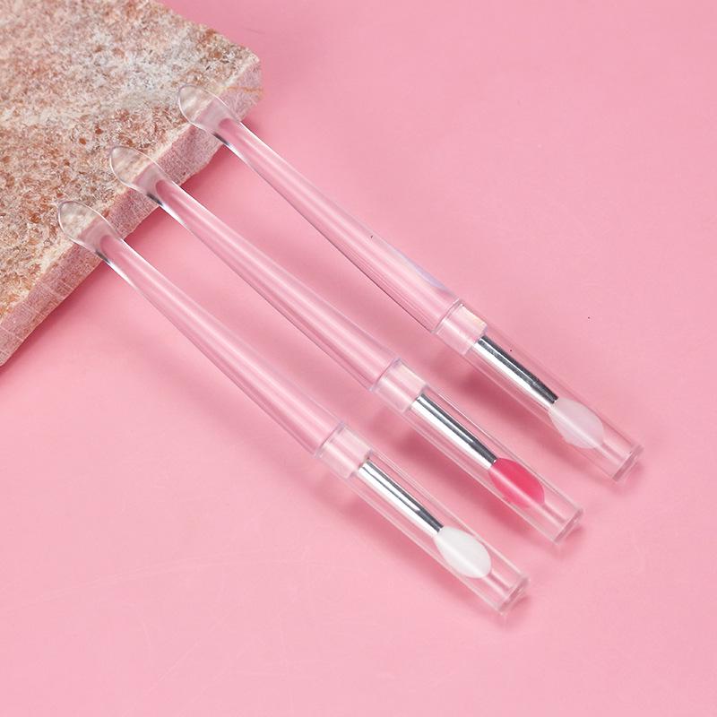 Portable Mini Lip Brush with Soft Bristles, Dustproof Cover, Non-Disposable Lipstick and Lip Mask Applicator.