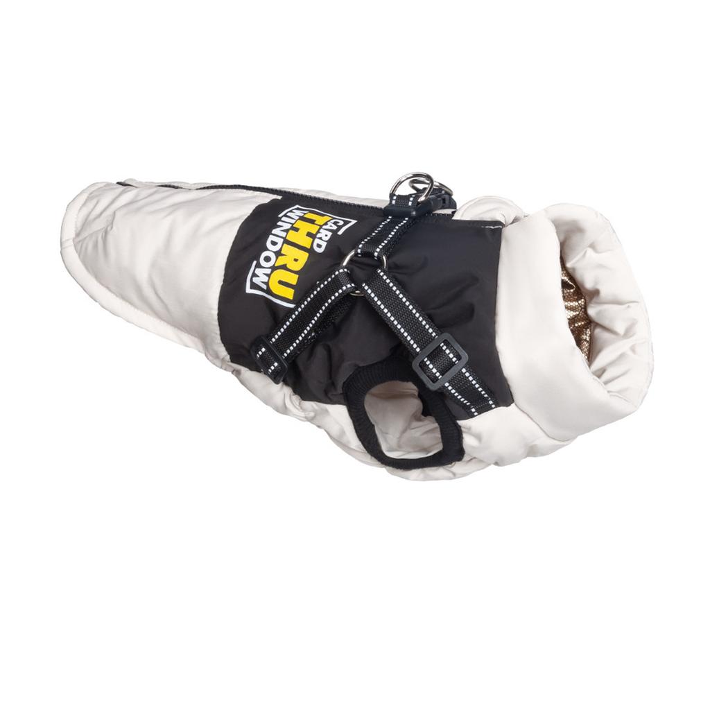 Warm Cotton-Padded Dog Clothes, Windproof Winter Jacket with Traction Hole, Comfortable Outfit for Large and Small Dogs