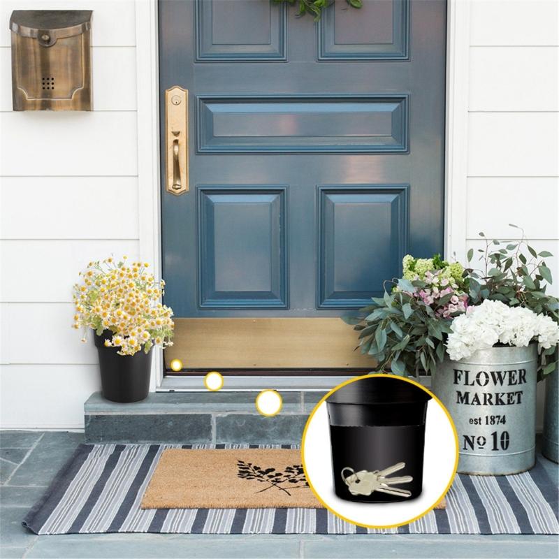 Coin Storage Box Decorative Flower Pots Diversion Safe Jewelry Storage Container Versatile Home Security Box for Home