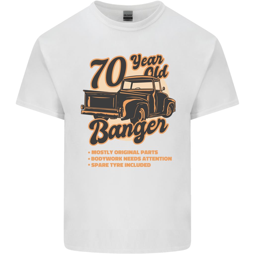70 Year Old Banger Birthday 70th Year Old Unisexs Light Cotton Tshirt