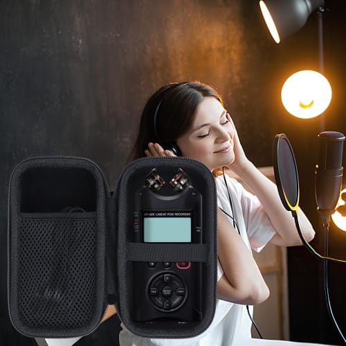 Lebakort Storage Case Compatible with TASCAM DR-07X/DR-40X Handy Recorders