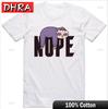 Funny Unisexs T Shirt Sloth Nope Lazy Person Gift Regular Fit 100 Cotton Tee  Cool Shirts Tshirts for Weekend Style TShirt Female
