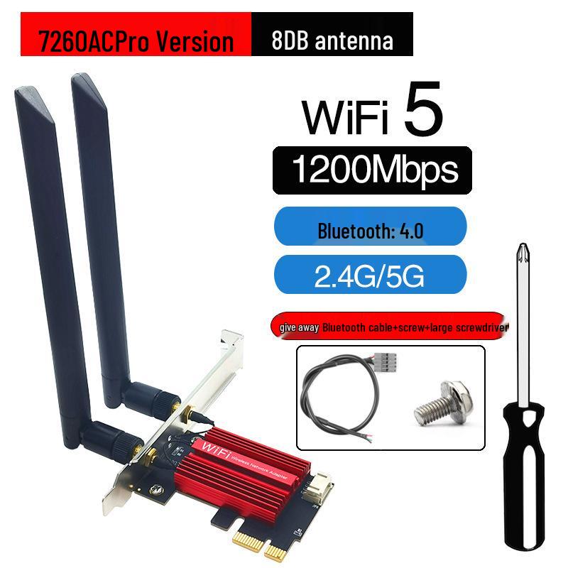 AX1800 WiFi 6 Dual-Band PCIe Desktop Wireless Network Card with Bluetooth 5.2
