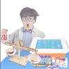 Échelle de Balance en Bois Bricolage Expérience Scientifique Jouet Pour Enfants Kit Éducatif Stem Fait Main