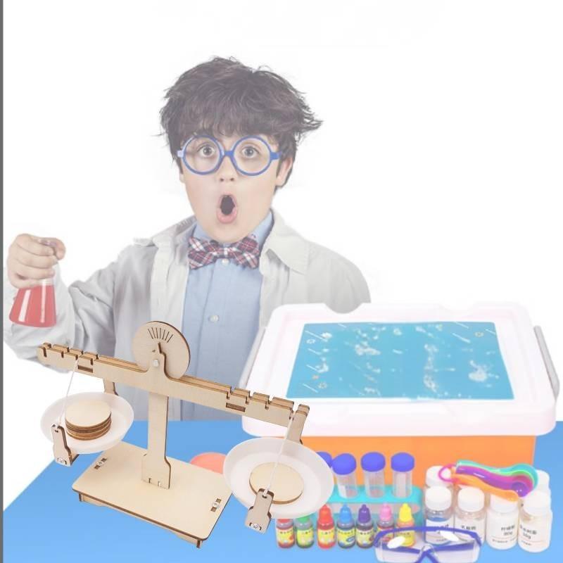 Échelle de Balance en Bois Bricolage Expérience Scientifique Jouet Pour Enfants Kit Éducatif Stem Fait Main