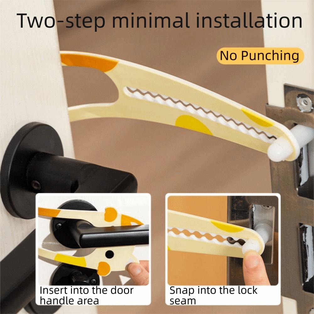 2Pcs Cat Shaped Cat Door Lock Durable Pet Door Holder Dog Door Opener  Pet Supplies