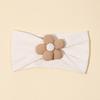 Cute Flower Infant Baby Wide Headband Soft Stretchy Elastic Baby Girl Headscarf Nylon Newborn Head Wrap