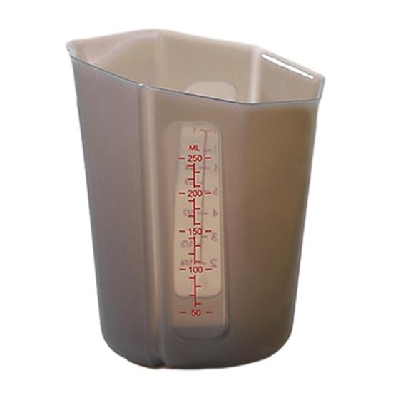 

Silicone Measuring Cup Set Flexible Microwave Safe Measuring Cup with Easy-Read Marks Non-Slip Base Dishwasher Safe Baking Tool сірий