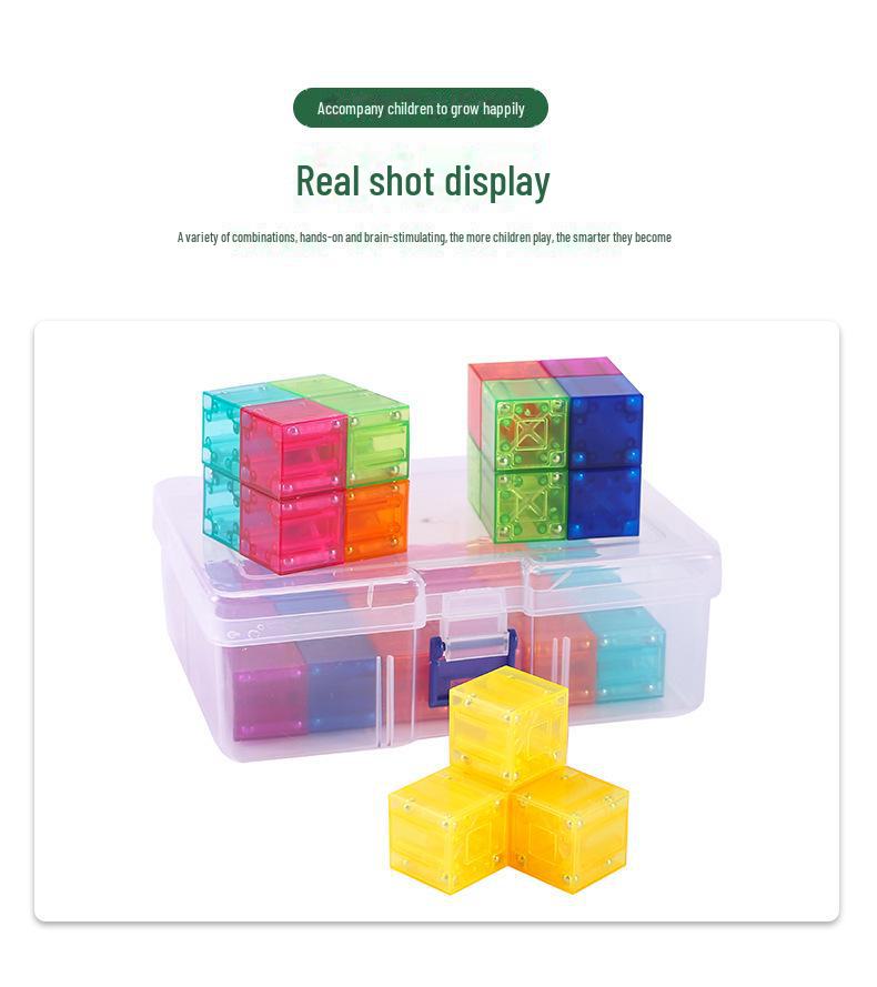 Magnetic Cube Puzzle Blocks: Cross-Border Teaching Aids for Kids