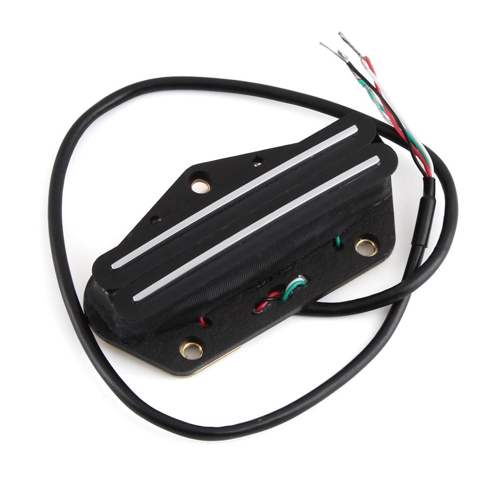 FLEOR Alnico 5 Tele Hot Rail Humbucker Bridge Fits Fender Tele Guitar Parts Pickup, Pickup, 9-10K,