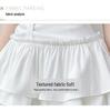 Plus Size Women's Korean Ballet-Inspired Low Waist A-Line Layered Skirt Pants - Autumn/Winter Anti-Exposure Fluffy Style