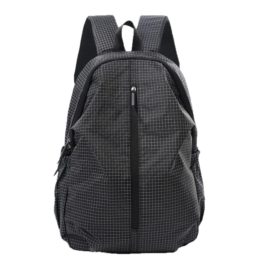 Schoolbag New Plaid Ultra Light Student School Bag Casual College Student Computer Bag Simple Large Capacity Outdoor Mountaineering Backpack