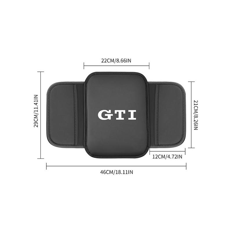 2026 Hot For Volkswagen VW Car Central Armrest Pad Center Console Arm Rest Storage Pocket For VW GTI Atlas Jetta Touareg Variant