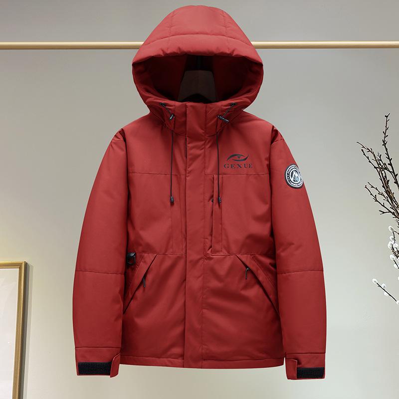 New women's jacket autumn and winter down cotton clothes single punch jacket men and women couple casual outdoor hiking jacket